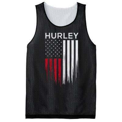 Vintage Hurley Ny Patriotic American Flag Mesh Reversible Basketball Jersey Tank