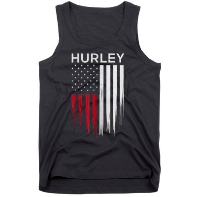 Vintage Hurley Ny Patriotic American Flag Tank Top