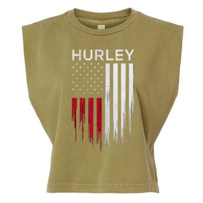 Vintage Hurley Ny Patriotic American Flag Garment-Dyed Women's Muscle Tee