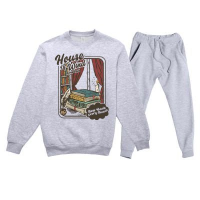 Vinatge House Of Wind Book Club Premium Crewneck Sweatsuit Set