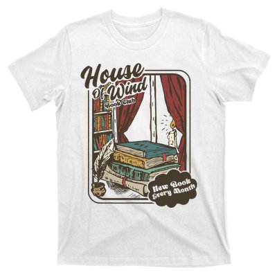 Vinatge House Of Wind Book Club T-Shirt