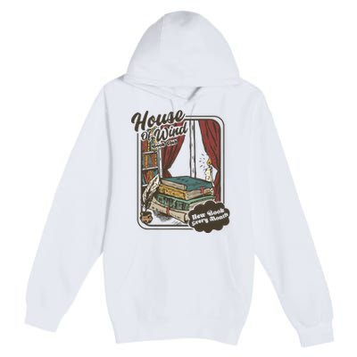 Vinatge House Of Wind Book Club Premium Pullover Hoodie