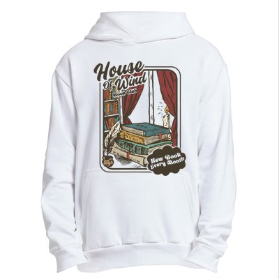 Vinatge House Of Wind Book Club Urban Pullover Hoodie