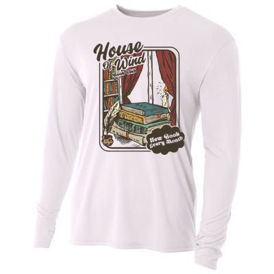 Vinatge House Of Wind Book Club Cooling Performance Long Sleeve Crew