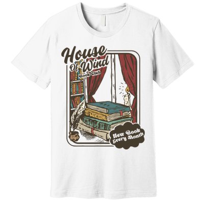 Vinatge House Of Wind Book Club Premium T-Shirt