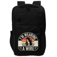 Vintage Hard Of Hearing Im Wearing A Wire Hearing Aid Impact Tech Backpack