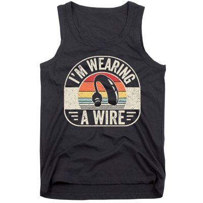 Vintage Hard Of Hearing Im Wearing A Wire Hearing Aid Tank Top