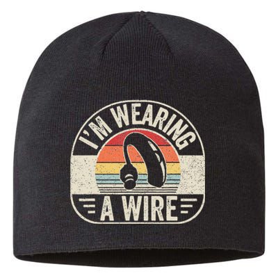 Vintage Hard Of Hearing I'm Wearing A Wire Hearing Aid Sustainable Beanie