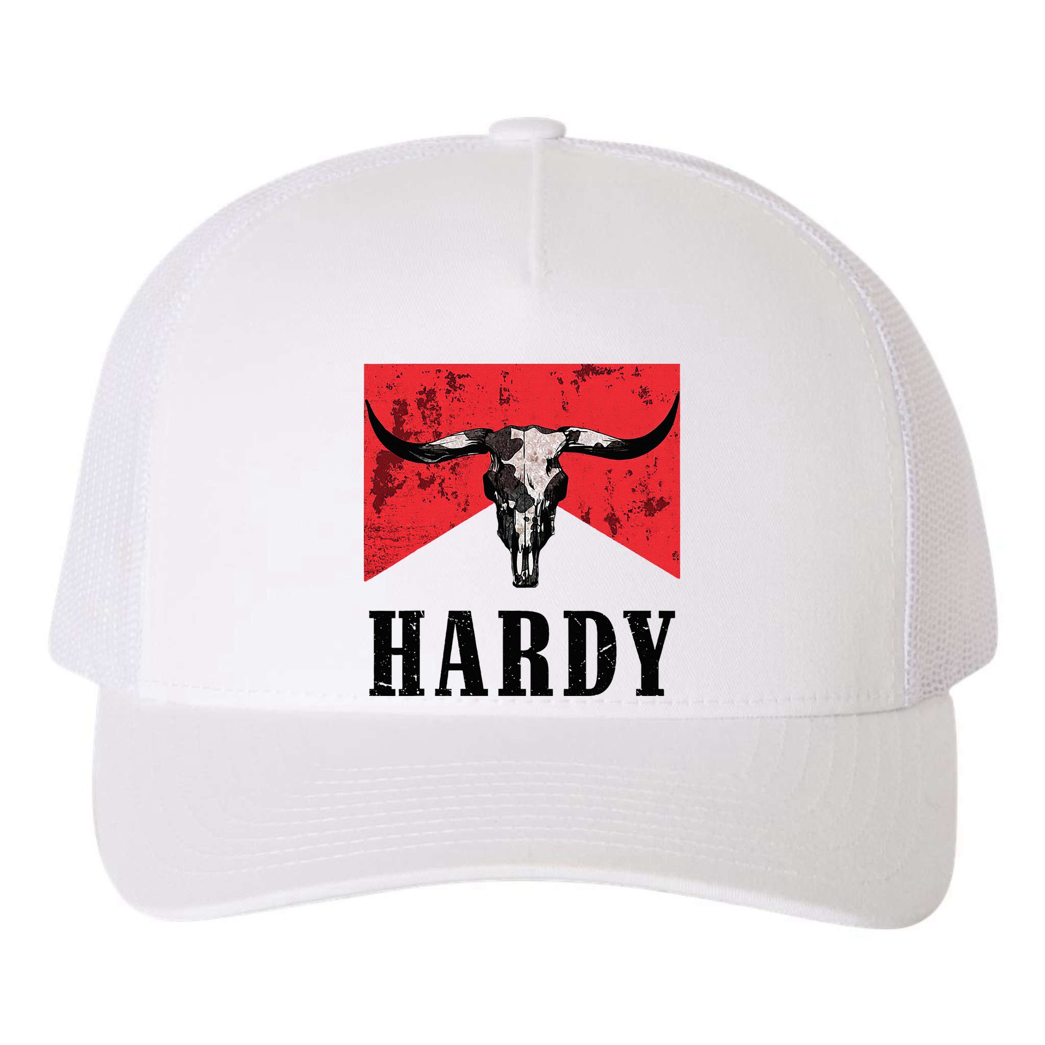 Vintage Hardy Personalized Western Style Yupoong Adult 5-Panel Trucker Hat