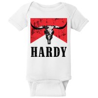 Vintage Hardy Personalized Western Style Baby Bodysuit