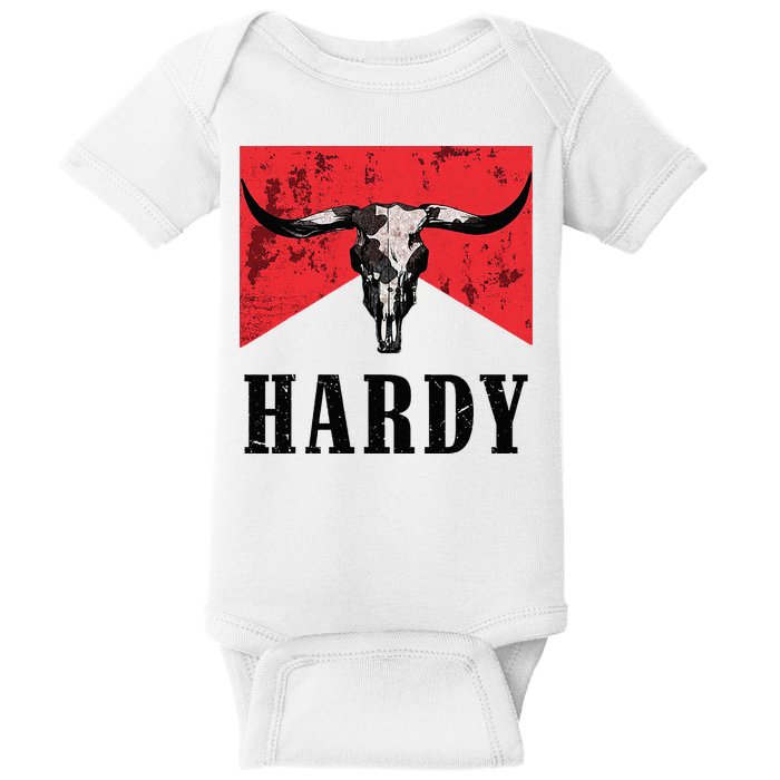 Vintage Hardy Personalized Western Style Baby Bodysuit