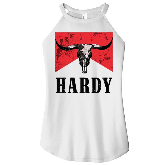Vintage Hardy Personalized Western Style Women's Perfect Tri Rocker Tank