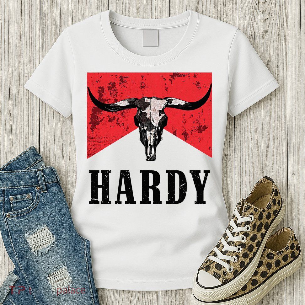 Vintage Hardy Personalized Western Style Womens T-Shirt