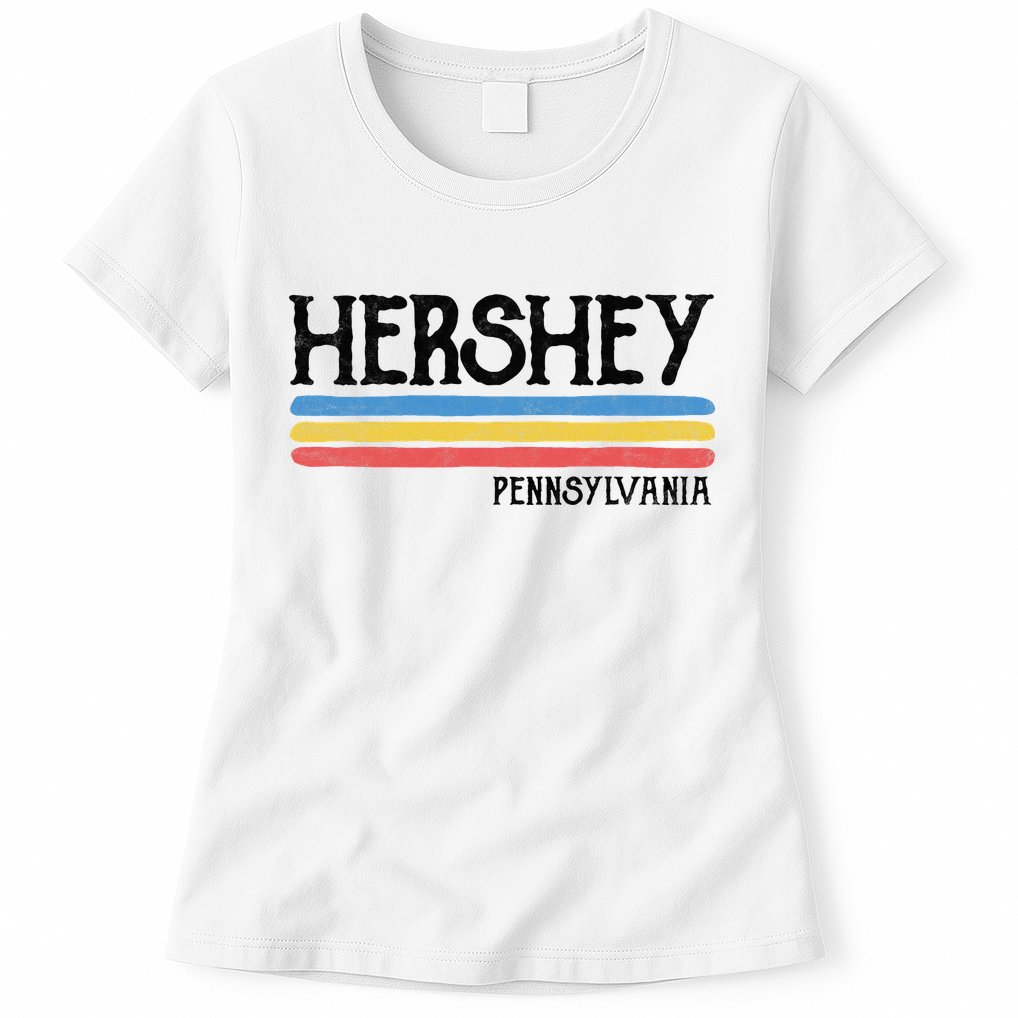 Vintage Hershey Pennsylvania Pa Souvenir Womens T-Shirt