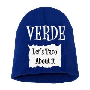 VERDE Hot Packet Halloween Taco Costume Funny Short Acrylic Beanie