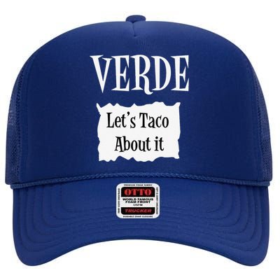 VERDE Hot Packet Halloween Taco Costume Funny High Crown Mesh Back Trucker Hat