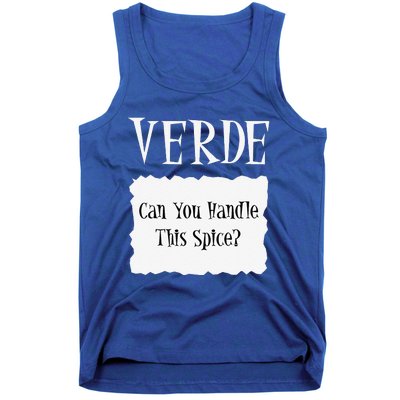 VERDE Hot Packet Halloween Taco Costume Gift Tank Top