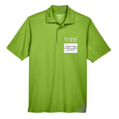 VERDE Hot Packet Halloween Taco Costume Men's Origin Performance Pique Polo