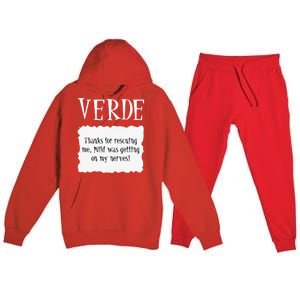 VERDE Hot Packet Halloween Taco Costume Premium Hooded Sweatsuit Set