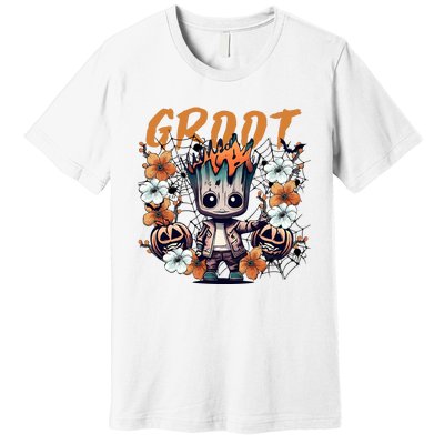 Vintage Halloween Pumpkin Baby Halloween Guardian Premium T-Shirt