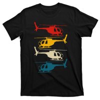 Vintage Helicopter Pilot Aviation Retro  T-Shirt