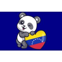 Venezuela Heart Panda Pride Venezuelan Flag Roots Souvenir Funny Gift Bumper Sticker