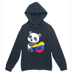 Venezuela Heart Panda Pride Venezuelan Flag Roots Souvenir Funny Gift Urban Pullover Hoodie