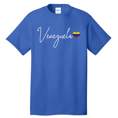 Venezuela Heart Pride Venezuelan Flag Meaningful Gift Tall T-Shirt