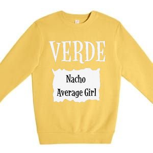 VERDE Hot Packet Halloween Taco Costume Gift Premium Crewneck Sweatshirt