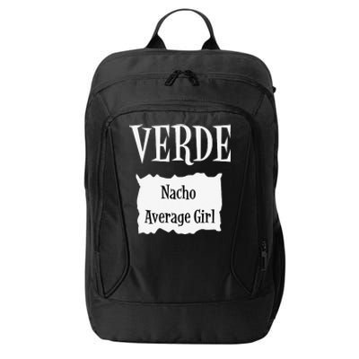 VERDE Hot Packet Halloween Taco Costume Gift City Backpack