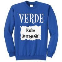 VERDE Hot Packet Halloween Taco Costume Gift Tall Sweatshirt