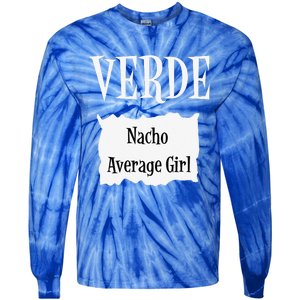 VERDE Hot Packet Halloween Taco Costume Gift Tie-Dye Long Sleeve Shirt