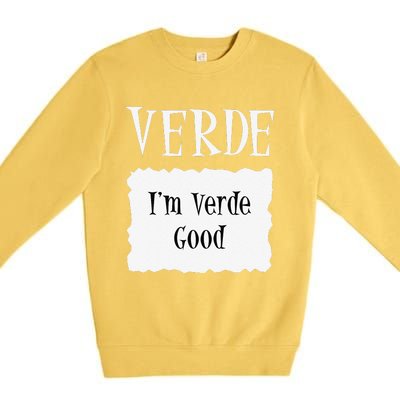 VERDE Hot Packet Halloween Taco Costume Premium Crewneck Sweatshirt