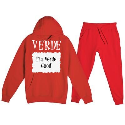 VERDE Hot Packet Halloween Taco Costume Premium Hooded Sweatsuit Set