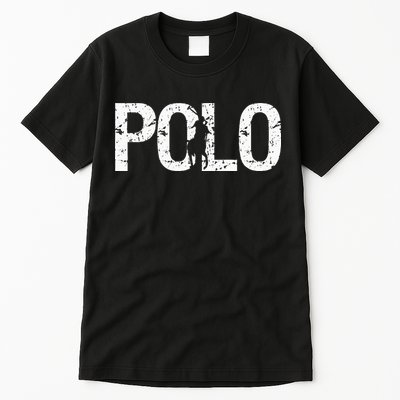 Vintage Horse Polo Gifts For Polo Players Horseback Riding Tall T-Shirt
