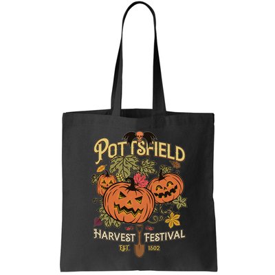 Vintage Halloween Pottsfield Harvest Festival EST 1502 Bag