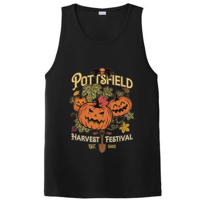 Vintage Halloween Pottsfield Harvest Festival EST 1502 PosiCharge Competitor Tank