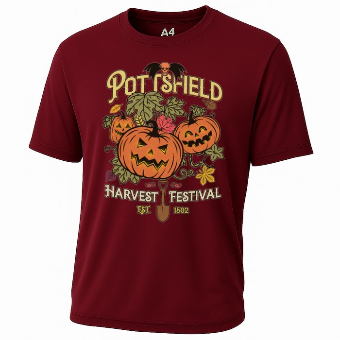 Vintage Halloween Pottsfield Harvest Festival EST 1502 Cooling Performance Crew T-Shirt