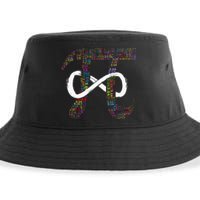 Vintage Happy Pi Day Retro Number Lover Math Gift Teacher Sustainable Bucket Hat