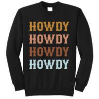 Vintage Howdy Rodeo Western Cow Country Cow Sweatshirt