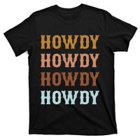 Vintage Howdy Rodeo Western Cow Country Cow T-Shirt