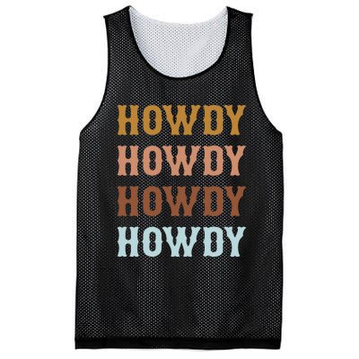 Vintage Howdy Rodeo Western Cow Country Cow Mesh Reversible Basketball Jersey Tank