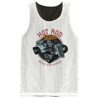 Vintage Hot Rod Retro Custom Built And Speed Classic Cars Mesh Reversible Basketball Jersey Tank