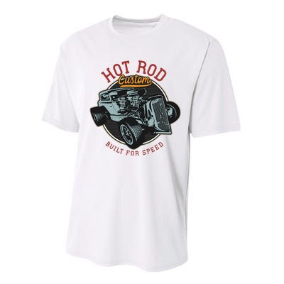 Vintage Hot Rod Retro Custom Built And Speed Classic Cars Performance Sprint T-Shirt