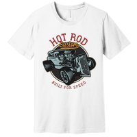 Vintage Hot Rod Retro Custom Built And Speed Classic Cars Premium T-Shirt