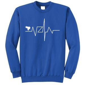 Venezuela Heart Rate Map Gift Sweatshirt