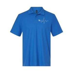 Venezuela Heart Rate Map Gift Softstyle Adult Sport Polo