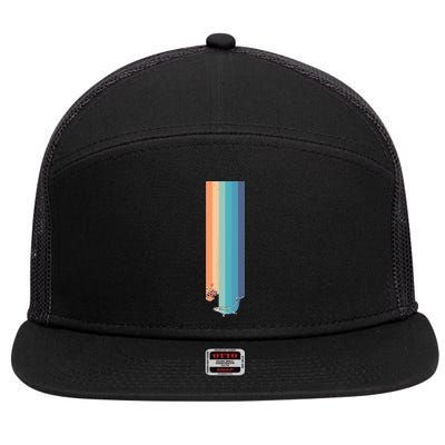 Vintage Hitchhiker Retro Hitchhikers Guide To The Galaxy 7 Panel Mesh Trucker Snapback Hat