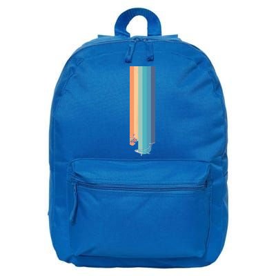 Vintage Hitchhiker Retro Hitchhikers Guide To The Galaxy 16 in Basic Backpack