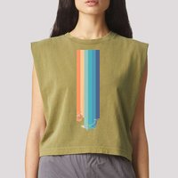 Vintage Hitchhiker Retro Hitchhikers Guide To The Galaxy Garment-Dyed Women's Muscle Tee